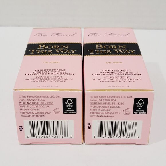 Too Faced Born This Way Undetectable Medium to Full Foundation 1.0 Fl Oz MOCHA - Picture 9 of 10